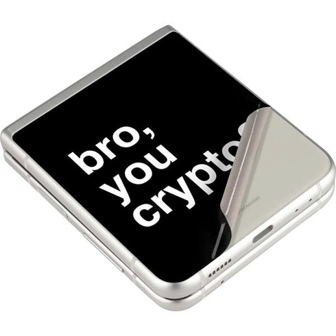 Bro You Crypto Galaxy Z Flip3 5G Skin